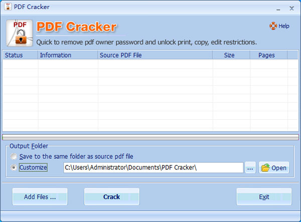 pdfcracker怎样运用1