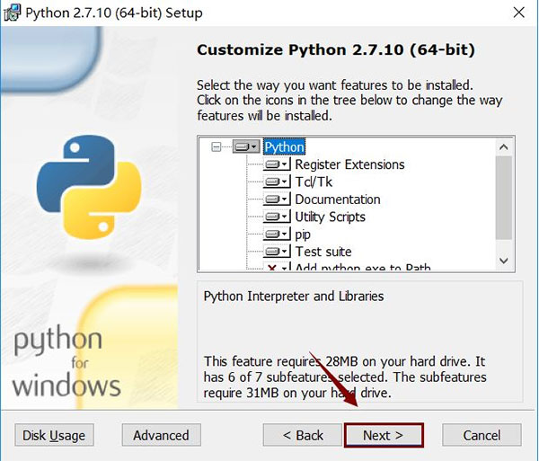 python2.7装置教程3