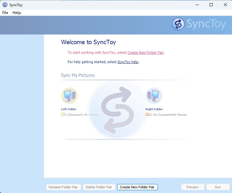 SyncToy官方版下载软件介绍