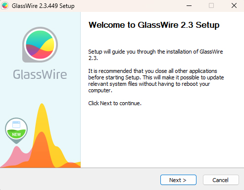 GlassWire破解版装置教程2