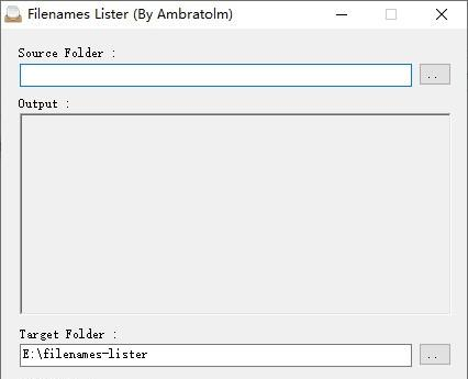 Filenames Lister(文件列表生成工具) v0.1 官方版