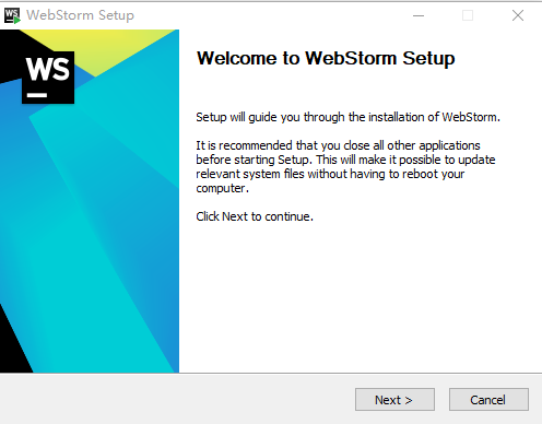 WebStorm 2020装置教程1