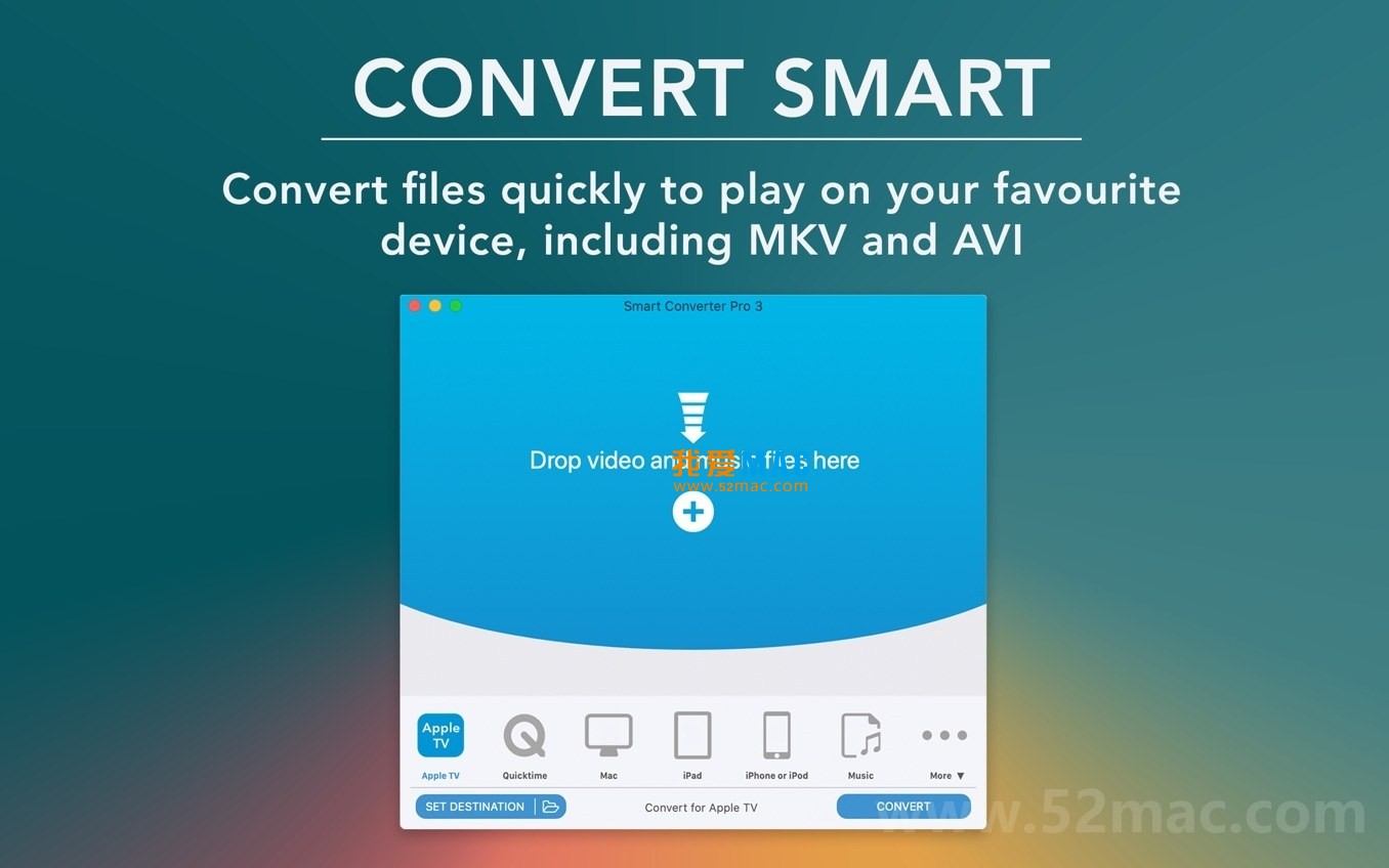 Smart Converter Pro 3 for Mac v3.1.0 视频转换器 破解版下载 