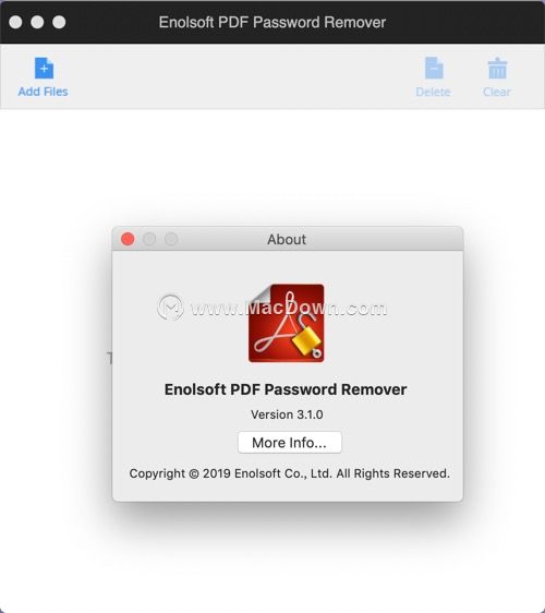 mac清除软件密码指令 Enolsoft PDF Password Remover for mac(PD