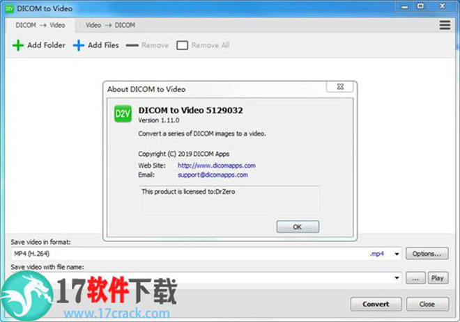 DICOM to Video(DICOM to video tool) v1.11中文破解版