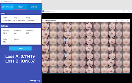 fakeapp(AI智能视频换脸器软件)