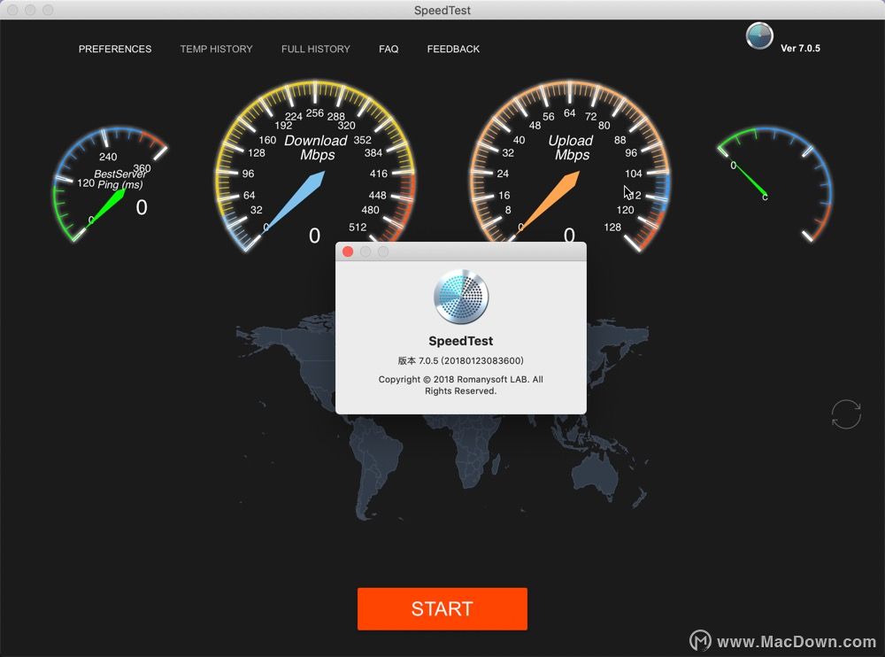 SpeedTest for mac(全球网速测试工具)