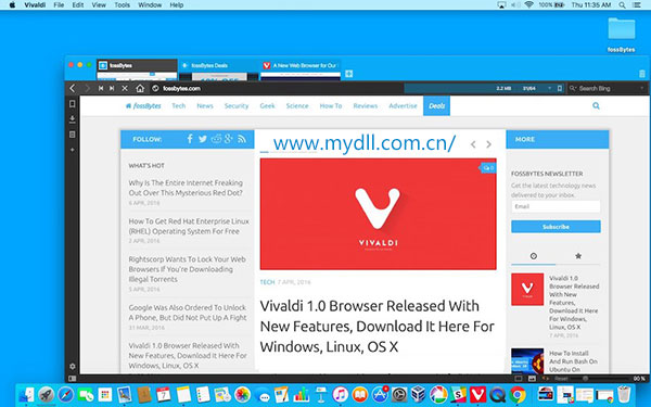 Mac版vivaldi浏览器