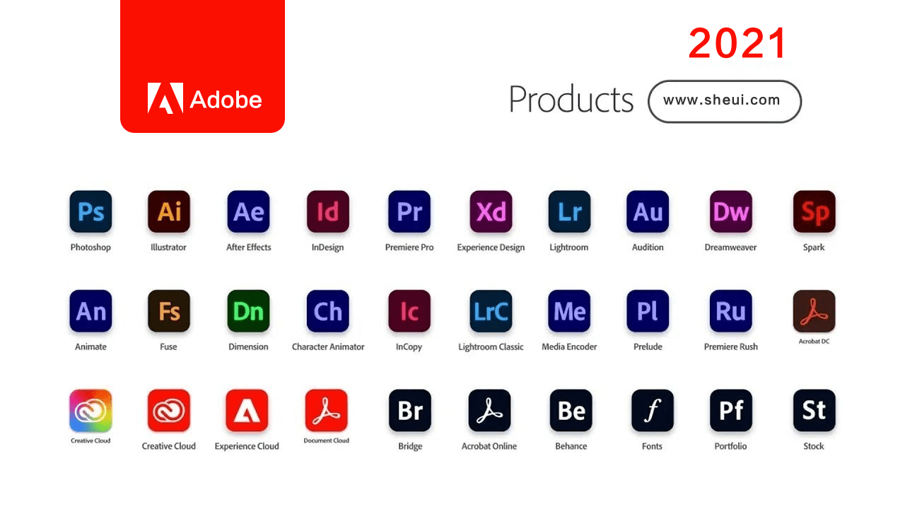 Adobe 2021 10.19 mac/Win系列完整破解版下载