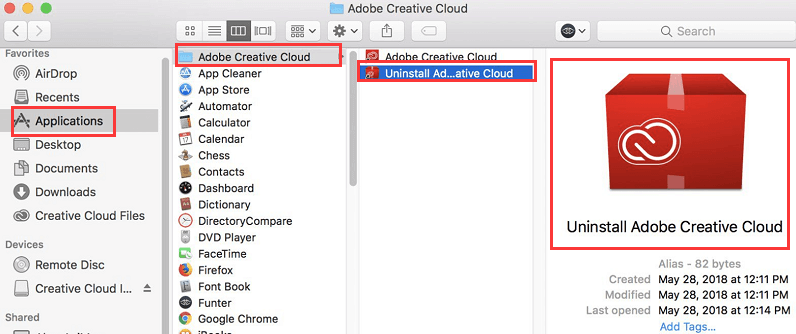 如何完全卸载 Adob​​e Creative Cloud