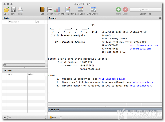 Stata for mac（数据分析软件）破解方法