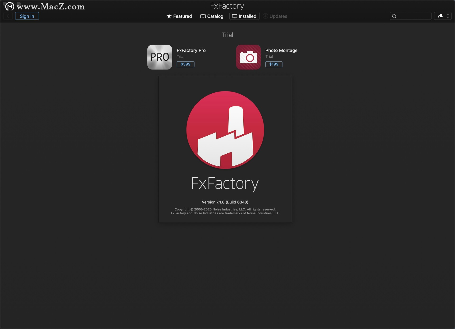 FxFactory 7 Pro for Mac(视觉特效处理包)