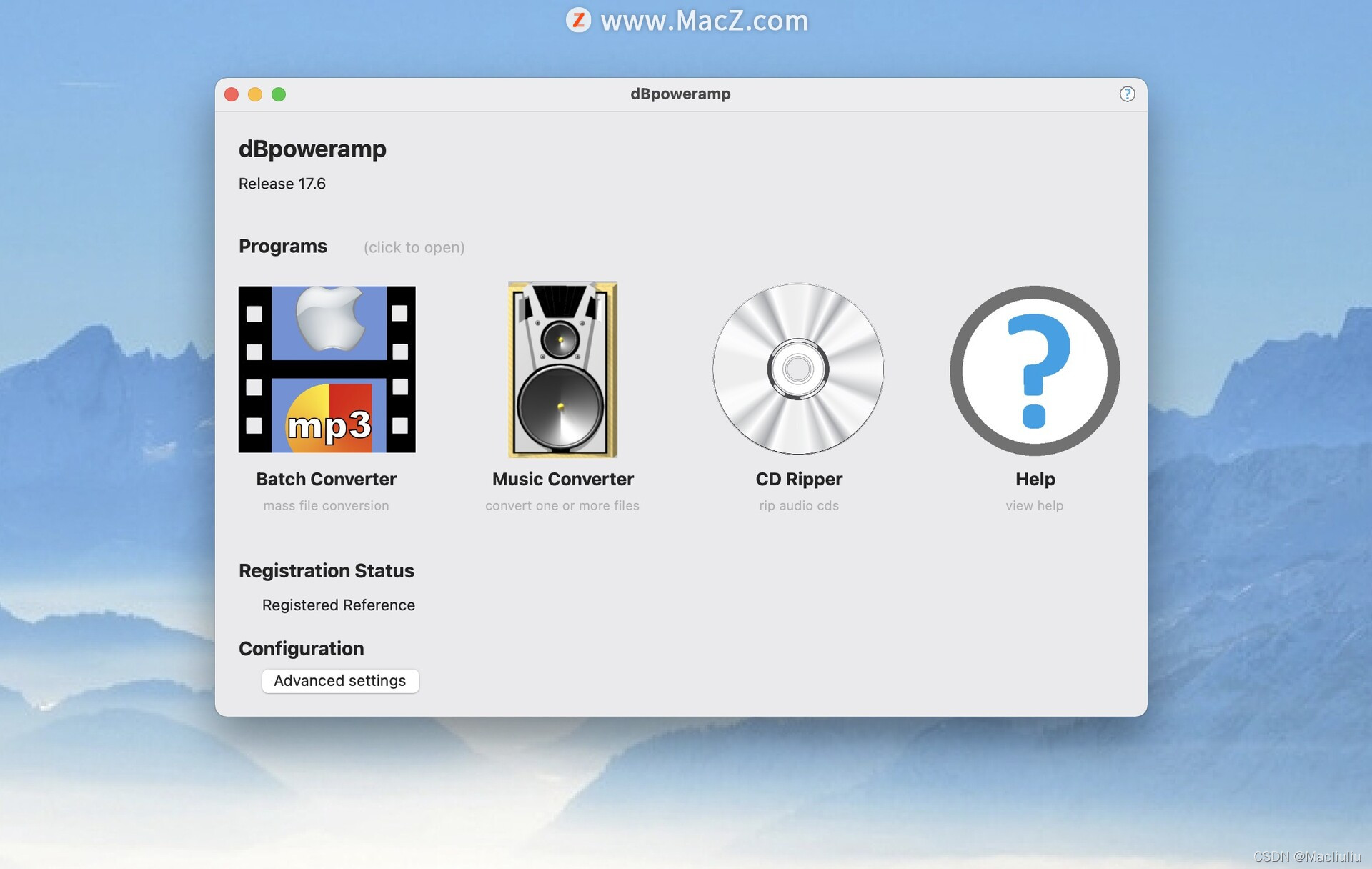 mac音频格式转换工具：dBpoweramp Music Converter m
