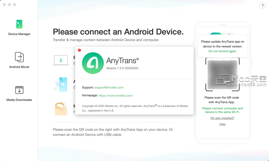 AnyTrans for Android for mac(Android数据传输工具) V