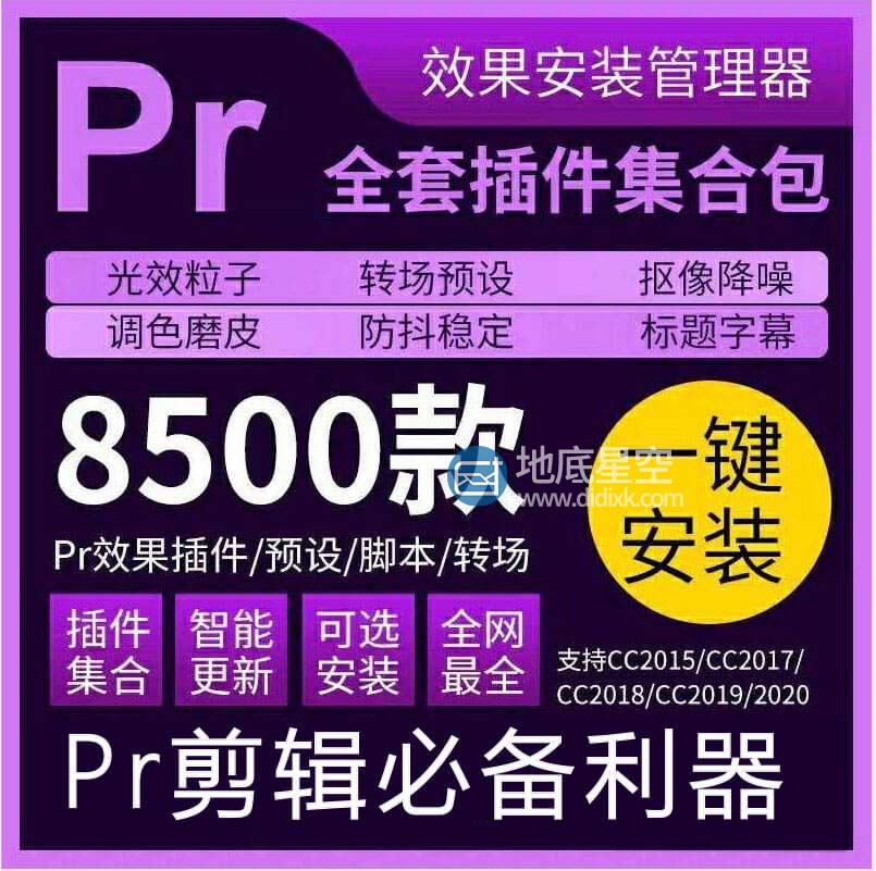PR插件-全套插件合集 PR插件一键安装包WIN中文汉化免安装版