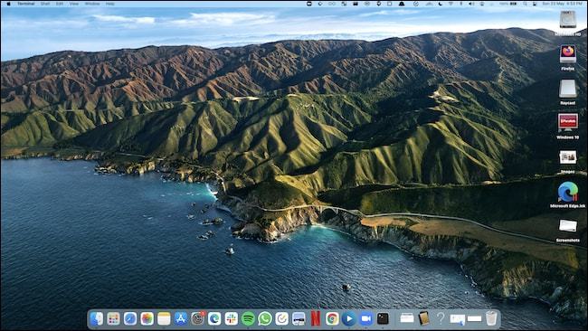 mac如何隐藏桌面上的软件