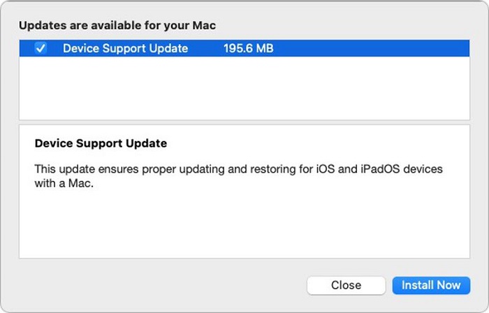 Apple 开始通过 macOS 推送“iOS 设备支持更新”