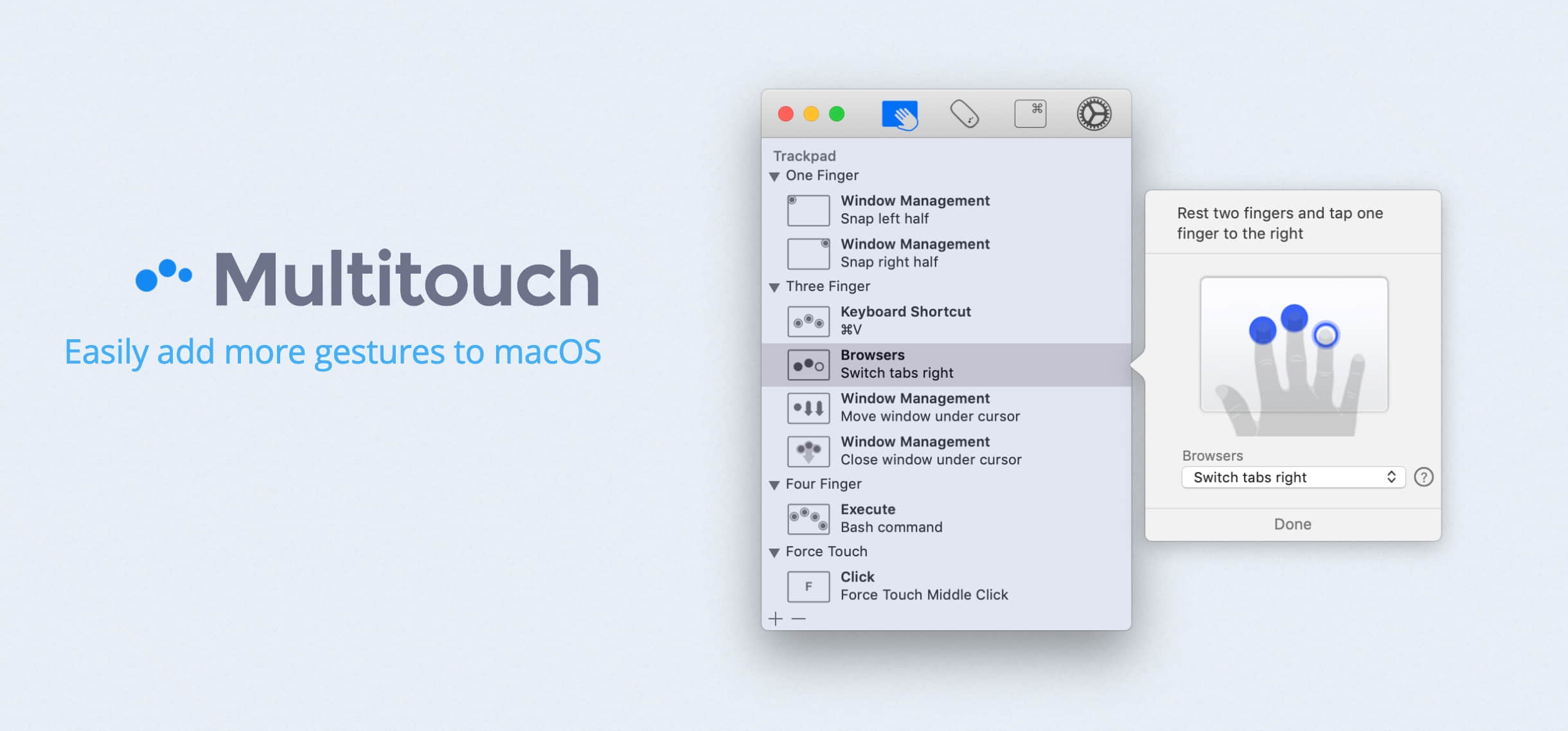 一个很好的 mac 触控板，这个小工具让它变得更好：多点触控