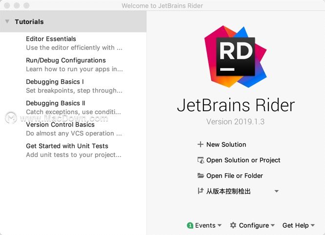 Jetbrains Rider 2019 for mac（跨平台开发工具）20