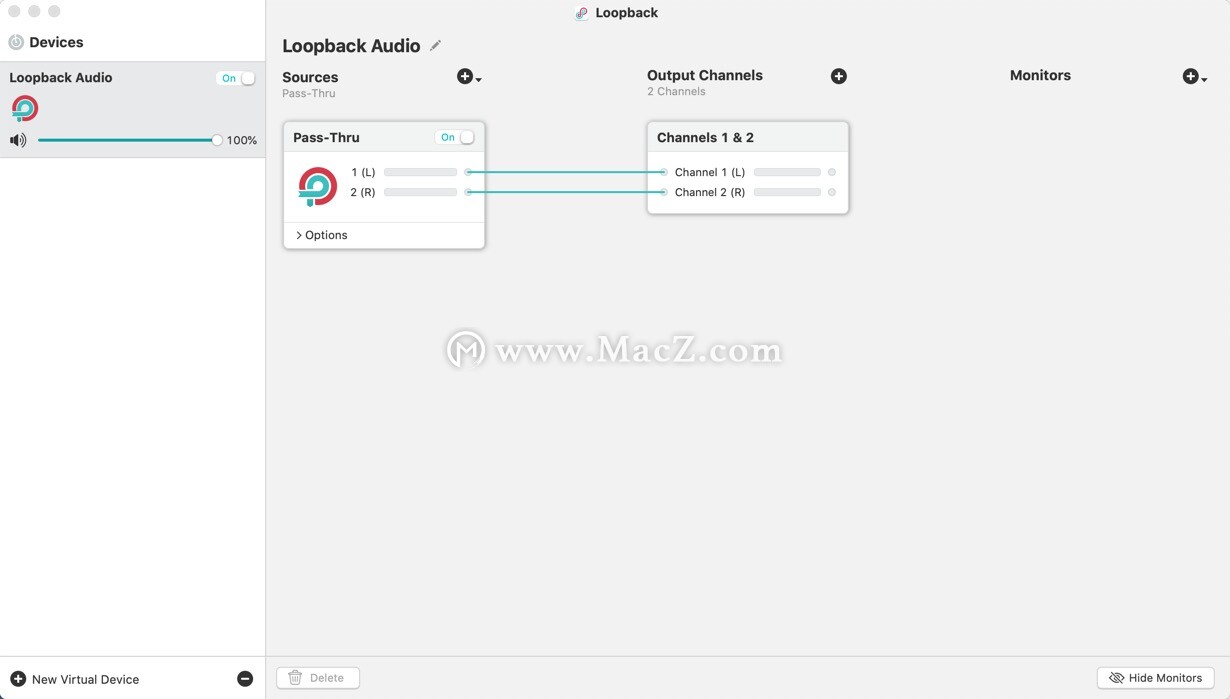 Loopback for Mac(虚拟音频应用)