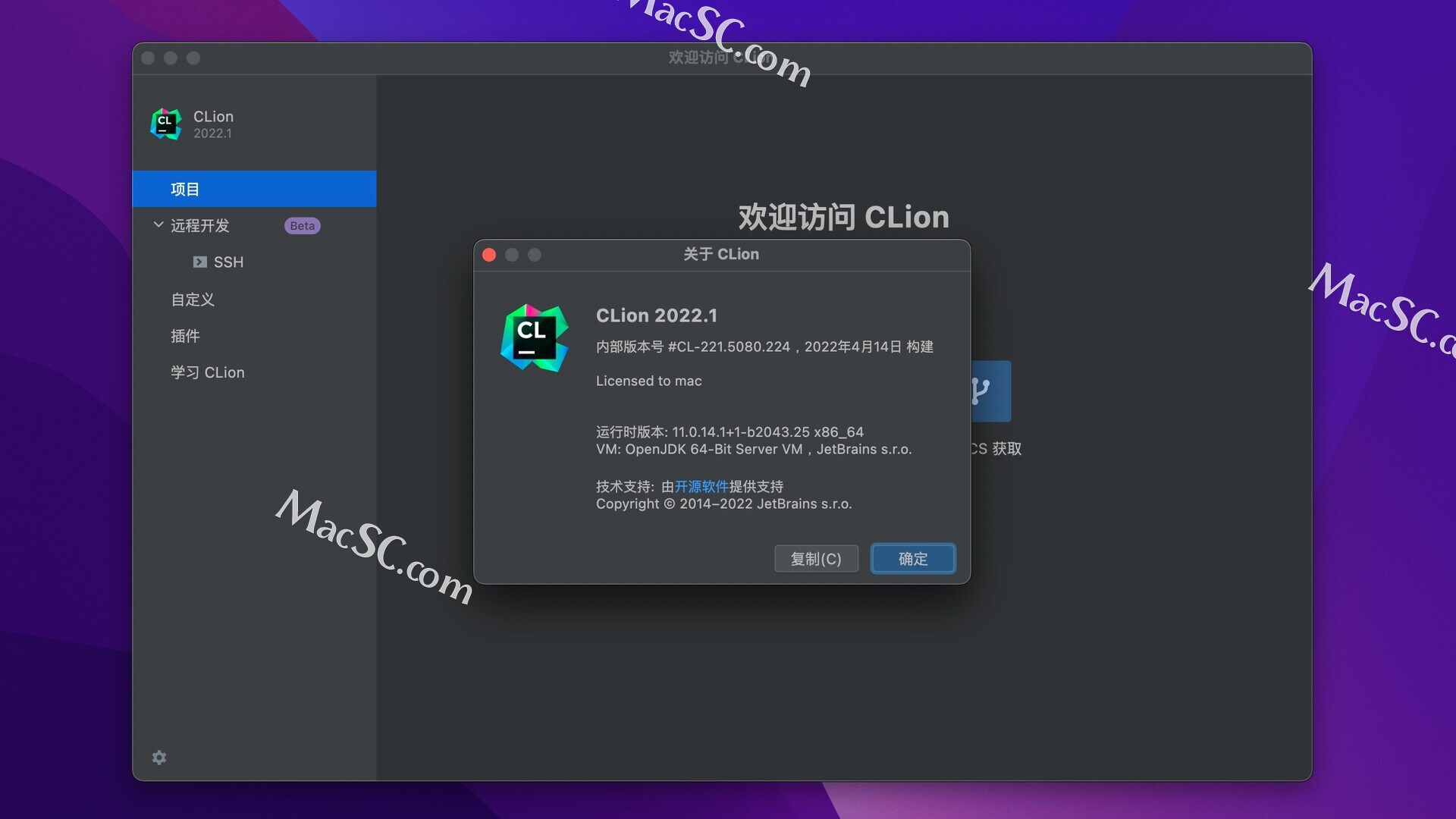 CLion 2022 for mac（C 和 C++ IDE 智能代码编辑器）v20