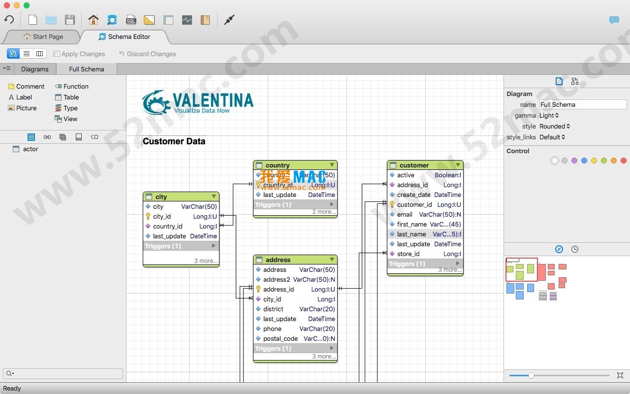 Valentina Studio for Mac v12.3.4 数据库管理GUI工具 破解版下载