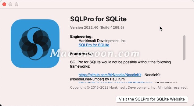 SQLPro for SQLite for mac(SQLite 数据库管理工具)