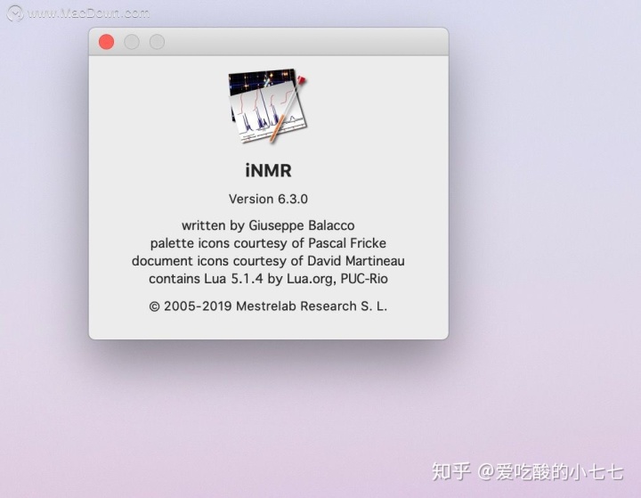 用于mac的Nucleomatica iNMR（NMR数据分析软件）