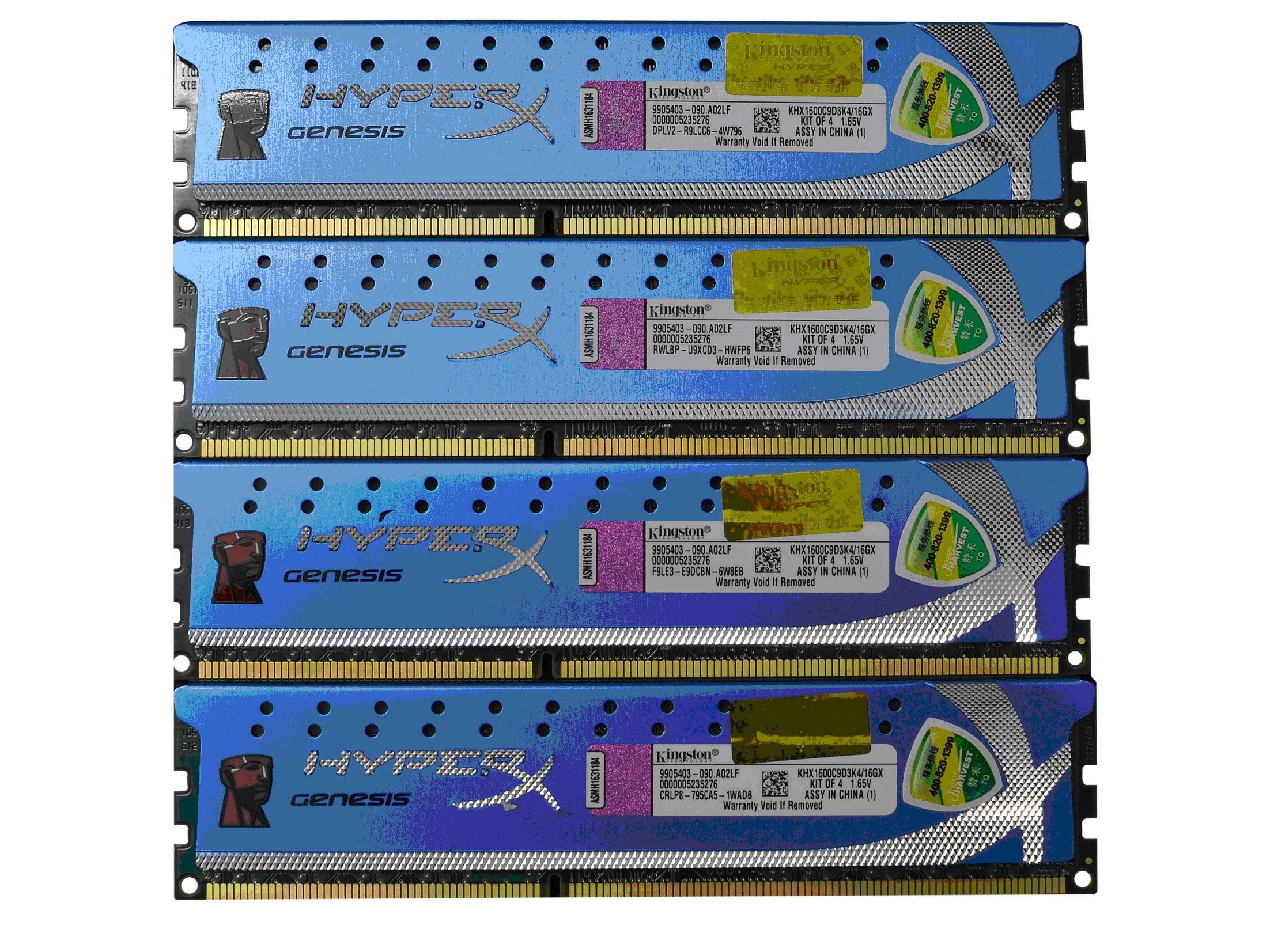 金士顿 DDR3 1600 16G骇客神条套装