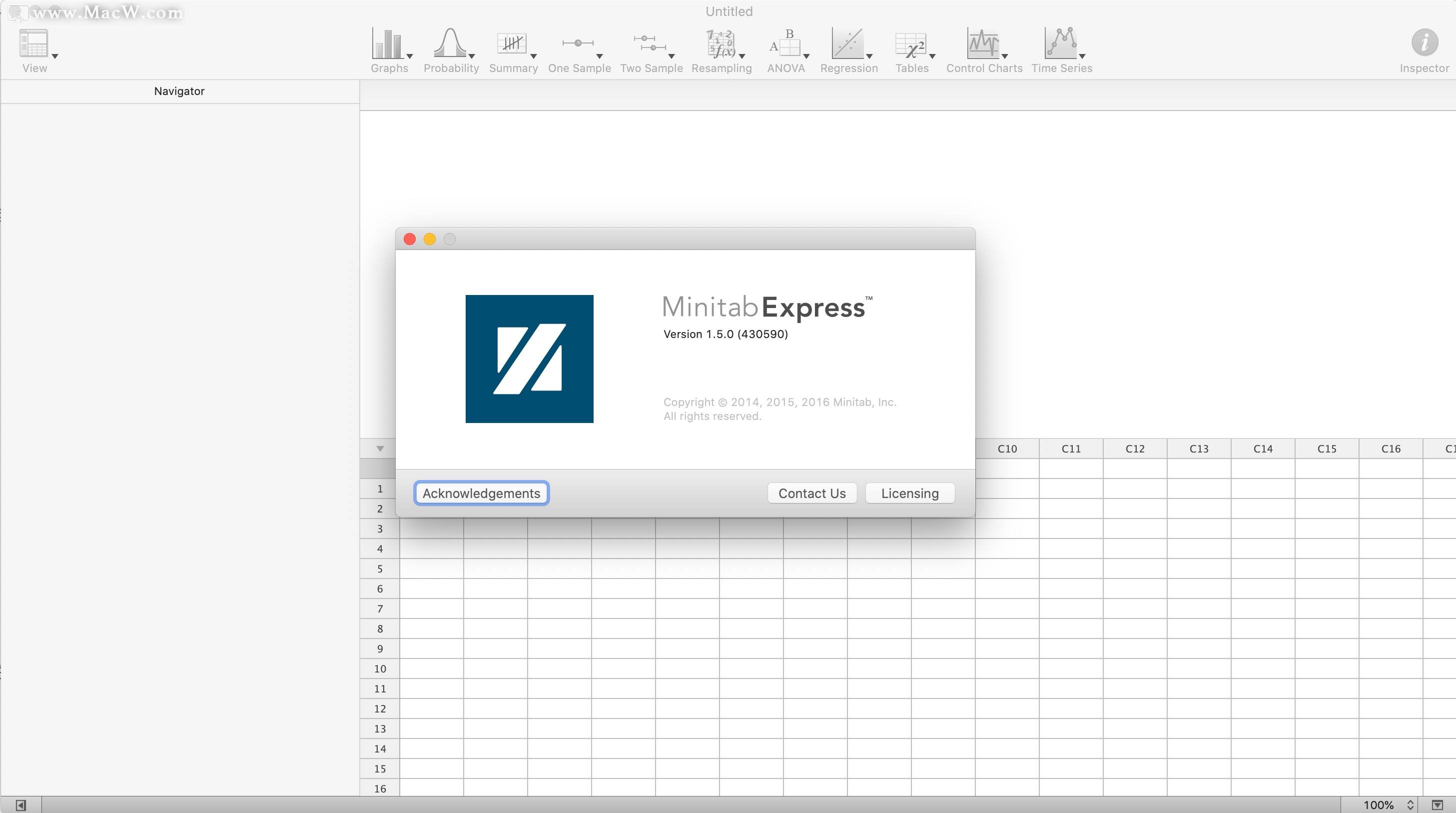 Minitab Express for mac（数据分析统计软件）