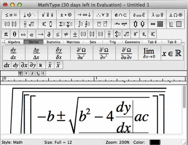 MathType mac完美版（数学公式编辑器）v6.7 Mac版