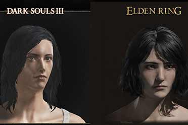 《艾尔登法环》与《黑暗之魂3》角色发型对比影像赏!
