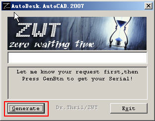 autocad2007注册机怎么用_autocad2007注册机使用教程